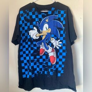 sonic the hedgehog L 100% cotton aop sega Video Game Promo